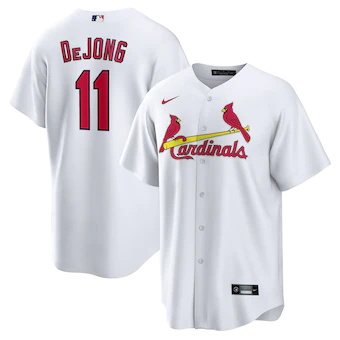 mens nike paul dejong white st louis cardinals home officia